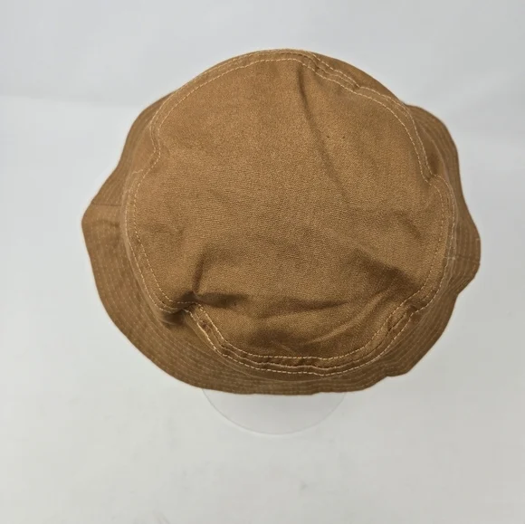 MADEWELL TERRA COTTA TAN 100% COTTON BUCKET HAT WOMEN SIZE SMALL MEDIUM AUTUMN - Picture 6 of 12